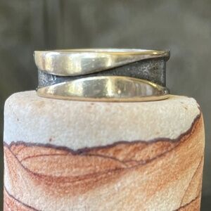 Jean Lasnier 14k gold & Sterling ring. Size 8 3/4​​​